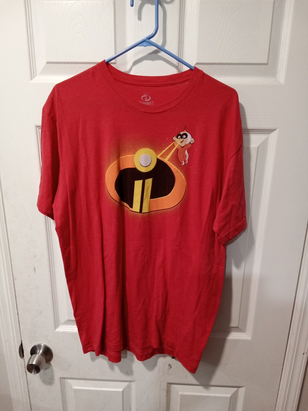 Disney Incredibles 2 Movie Promo red cotton & polyester t-shirt